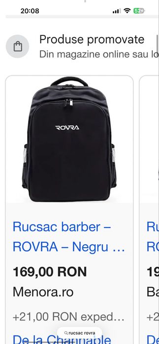 Vand rucsac rovra pret 100 lei
