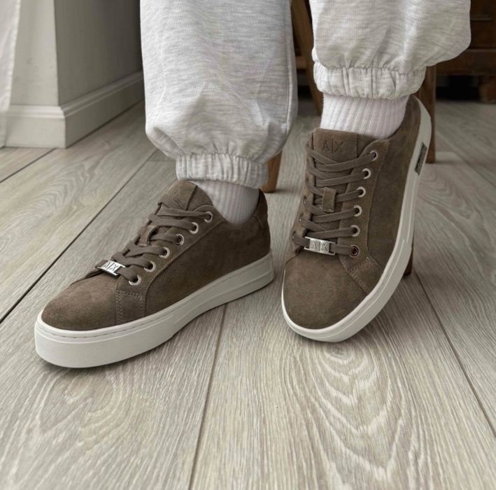 Кеды весенние замшевые