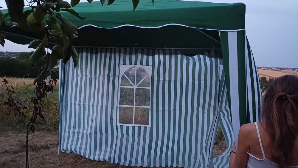 Cort pavilion pentru grădină