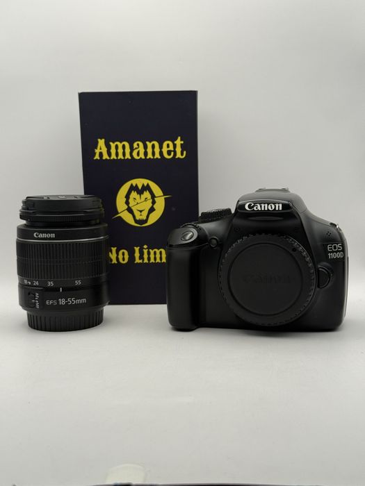 Aparat Foto Canon Eos 1100D Ca Nou Obiectiv EF-S 18-55 III , Incarcator Original, AMANET NO LIMIT.