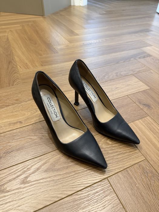 Черные кожаные туфли Charles & Keith