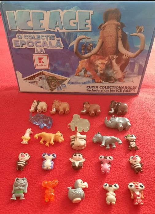 Vând colecția compIeta  Ice Age plus cutia colecționarului sigilata, noua ICE AGE  jucării 
150 lei