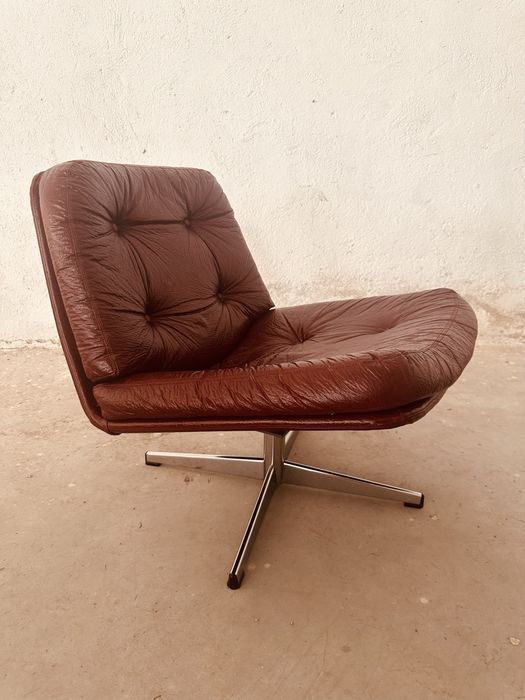 Винтидж скандинавско lounge кресло – Mid Century Modern, 70-те