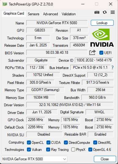PC NVIDIA 4TB/RTX 5080 AERO/Core Ultra 9 285K/32GB DDR5 7200MHZ