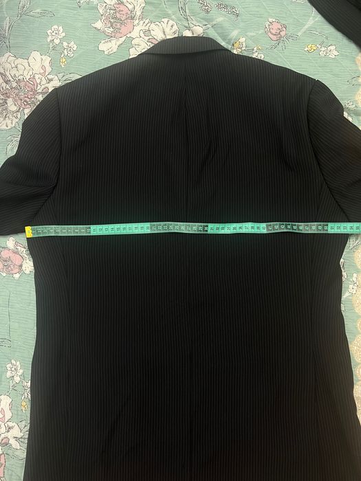 Мужской Костюм классический в мелкую полоску