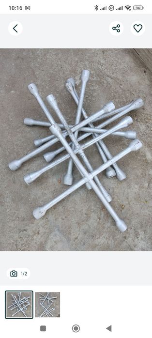 Vind cric crocodil 2 tone și cheie roti