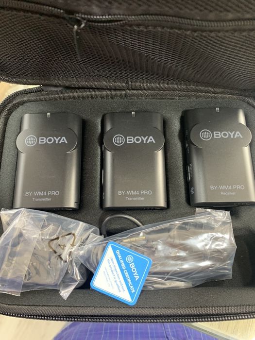 BY-WM4 PRO-K2 Двухканальная беспроводная радиосистема