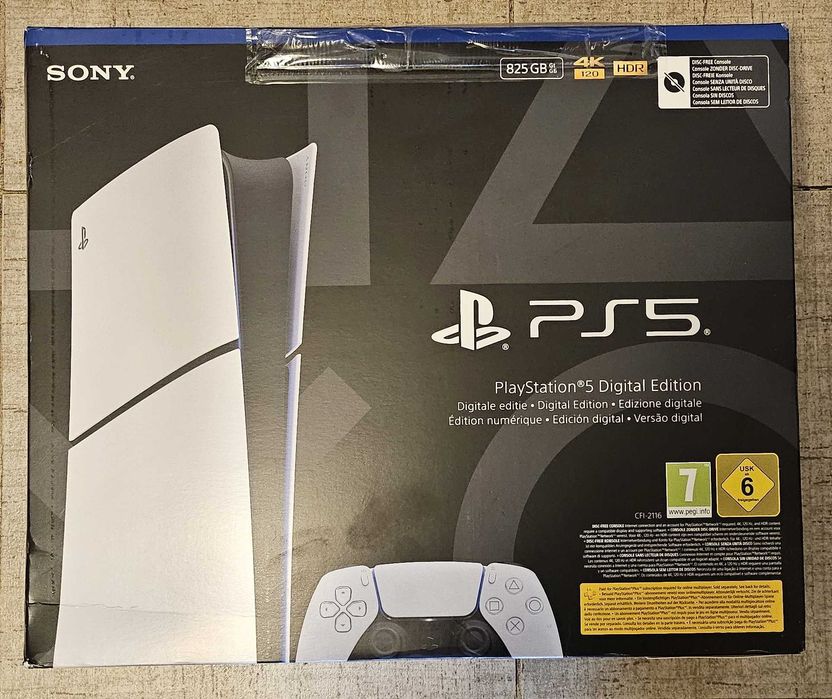 Sigilat Consola PlayStation 5 Digital Edition (PS5) Slim, 825GB SSD, E-Chassis