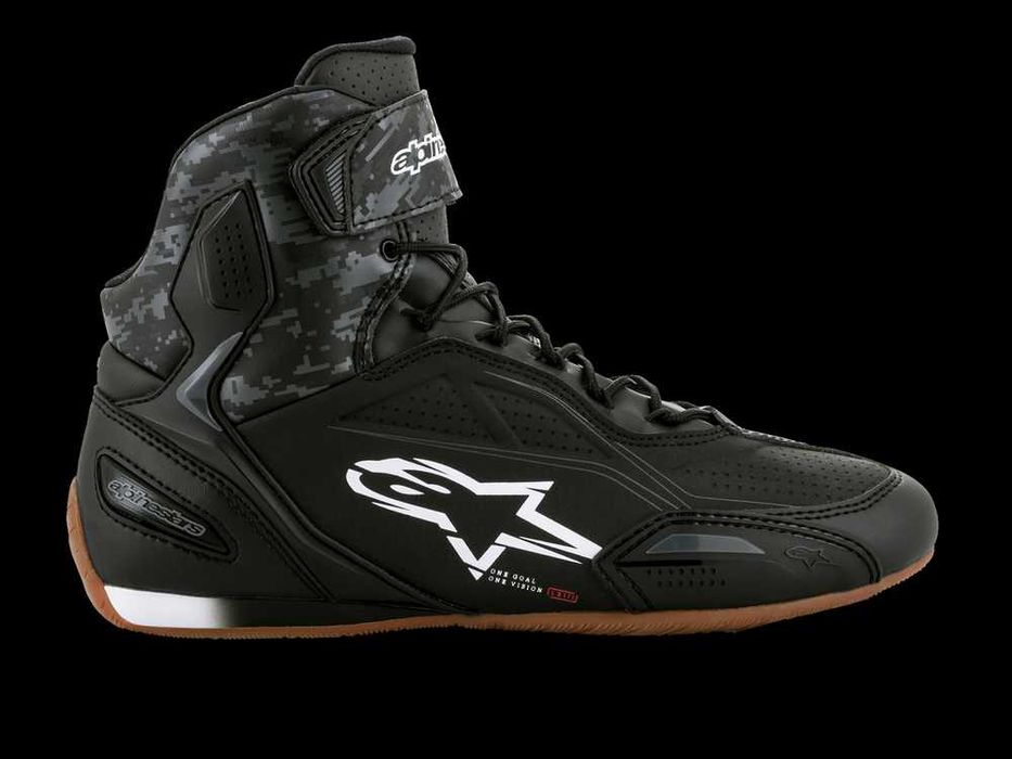 Нови Мото Боти Alpinestars Faster-3 Black-Grey Размер 43