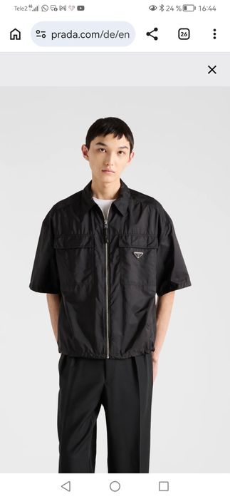 Prada рубашка мужская