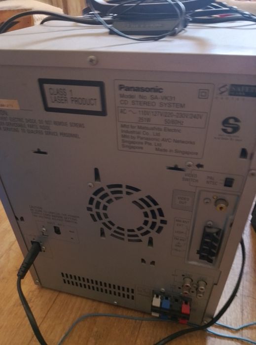 Музыкальный центр Panasonic с чейнджером на 5 дисков