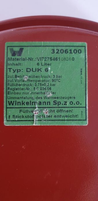 Vas expansiune Duk 6 centrala Viessmann WH1B