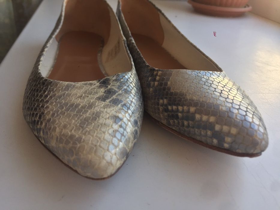 Балетки кожа