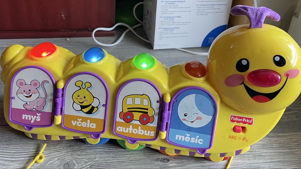 Интерактивна играчка за дърпане на fisher price