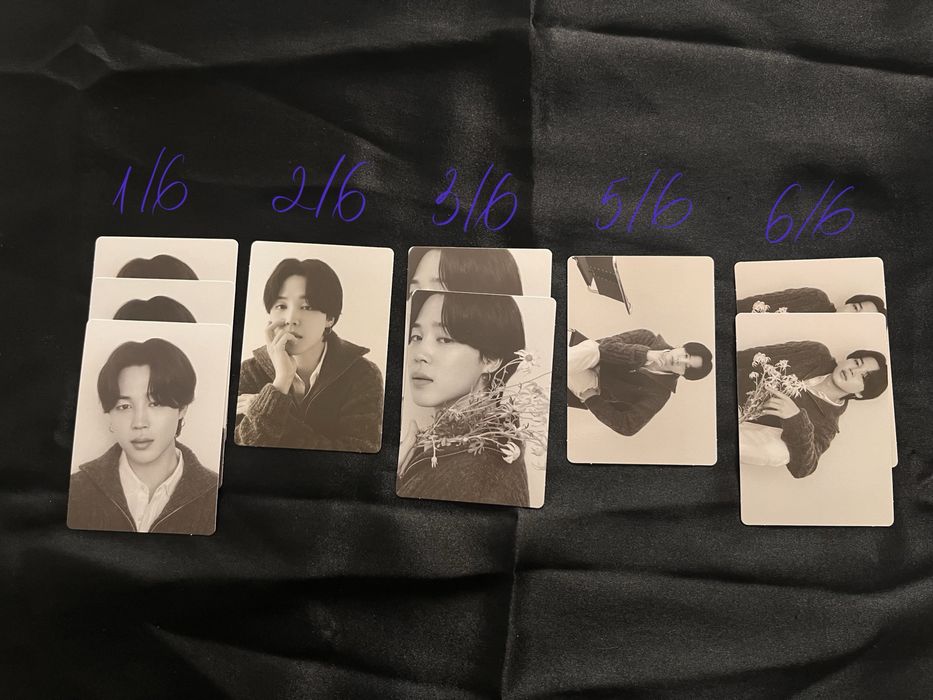 BTS Monochrome Pop-Up Mini PCs | БТС Монохром Поп-Ъп Мини фотокартички