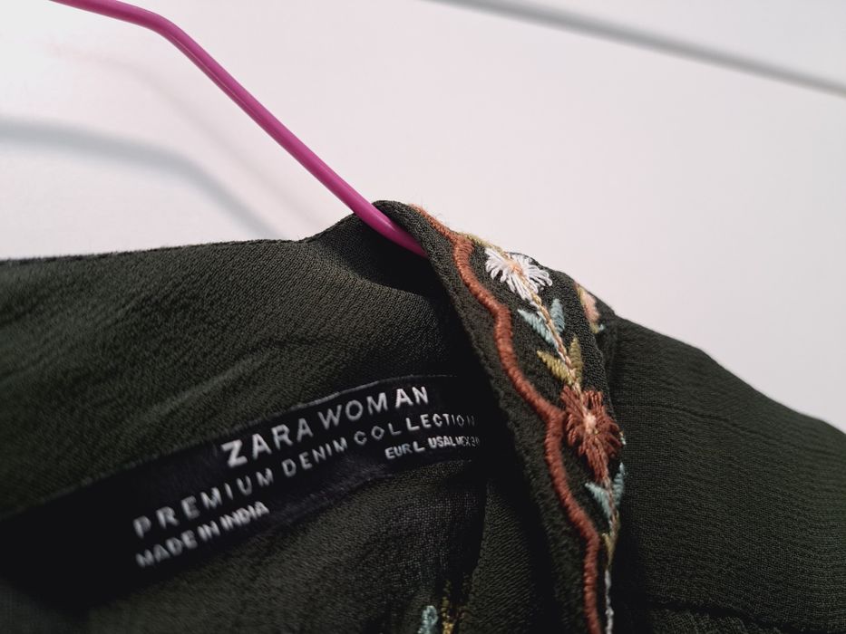 ZARA риза с бродерия р-р С