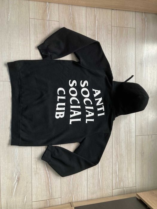 Anti Social Social Club мъжки черен суитчър суичър размер XL