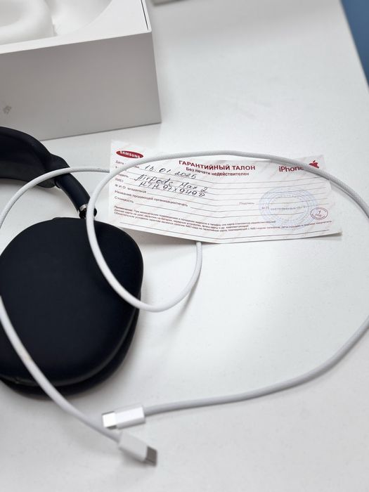 Air pods max синие