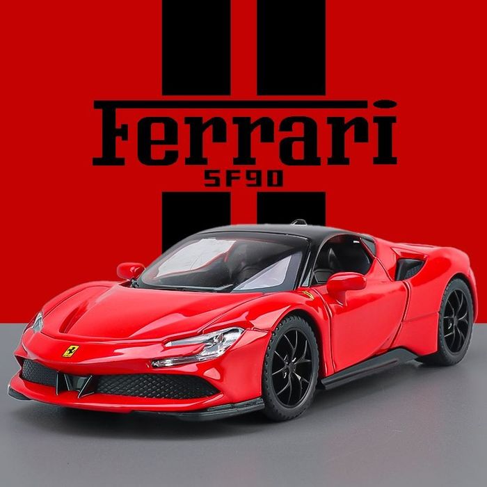 Ferrari SF901:32! Металлическая модель со светом и звуком