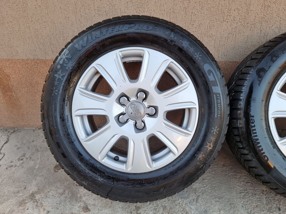 Оригинални Алуминиеви Джанти AUDI 16'цола със зимни гуми