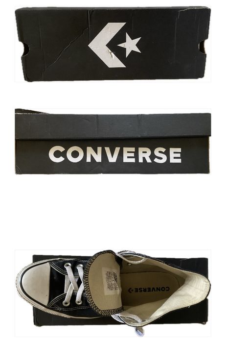 Converse Черные Оригинал Высокие