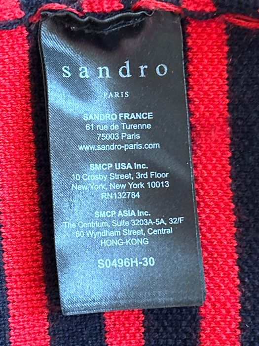 Sandro Paris разкошен плътен и топъл пуловер