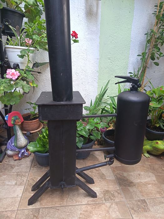Sobă pe ulei ars 2in1 si de gatit si de incalzit