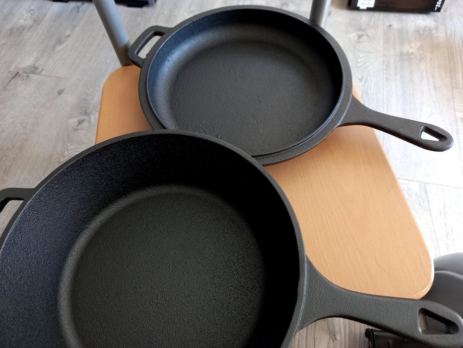 Tigaie fontă cu capac fontă 2 în 1 ,promo 129  lei