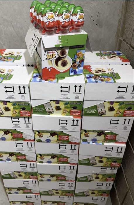 Шоколадные яйца Kinder Joy Minecraft,Киндер Джой Майнкрафт