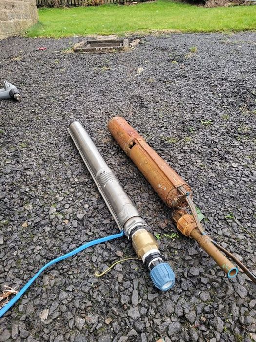 Почистване на сондажи(еърлифт) ,вадене и пускане на помпи