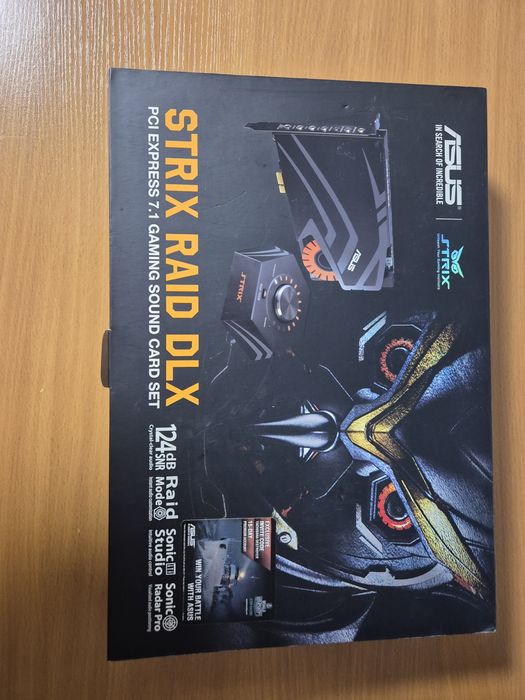 ASUS ROG Strix Raid DLX — PCI Express 7.1 Gaming Sound Card Set