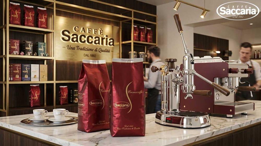 Премиум кафе на зърна Saccaria Cremacaffè