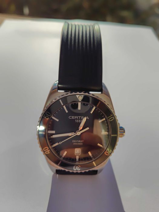 Швейцарски CERTINA DS FIRST GENT CERAMIC, сапфир, 200m diver