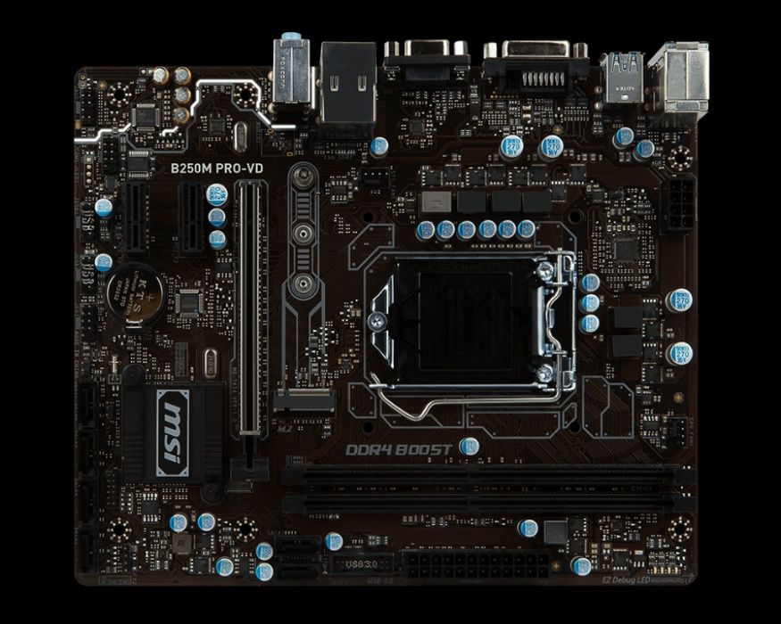 Kit PC MSI B250M PRO-VD + Pentium Kaby Lake G4560 3.50GHz, skt 1151