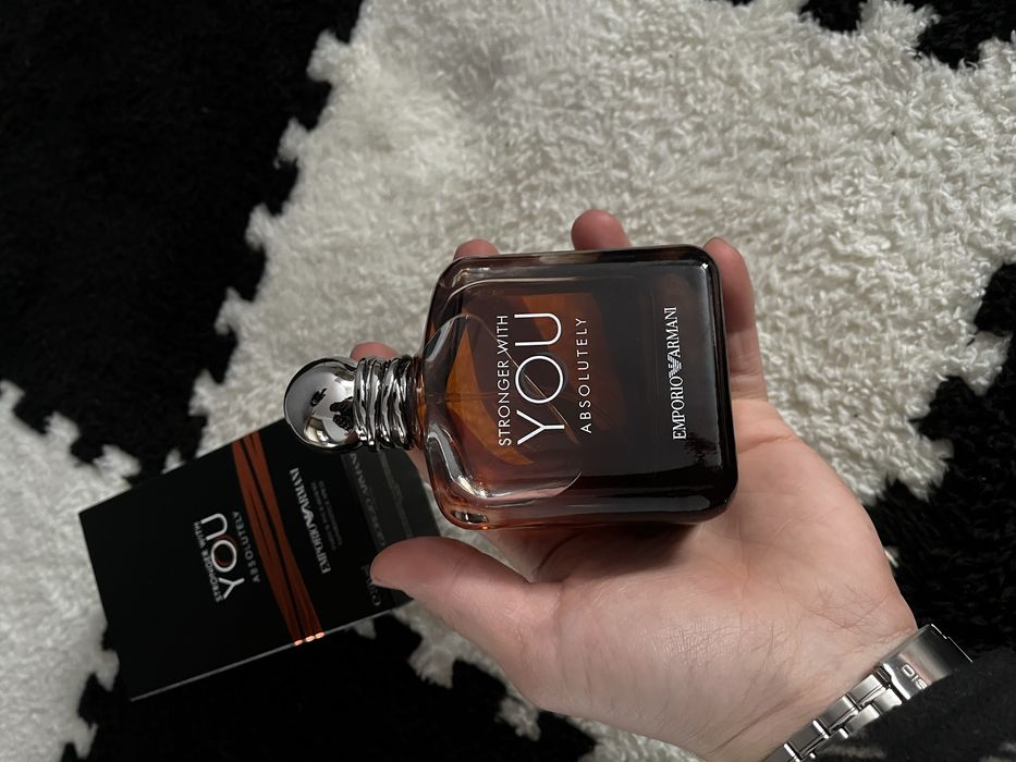 Armani sronger with you absolutely