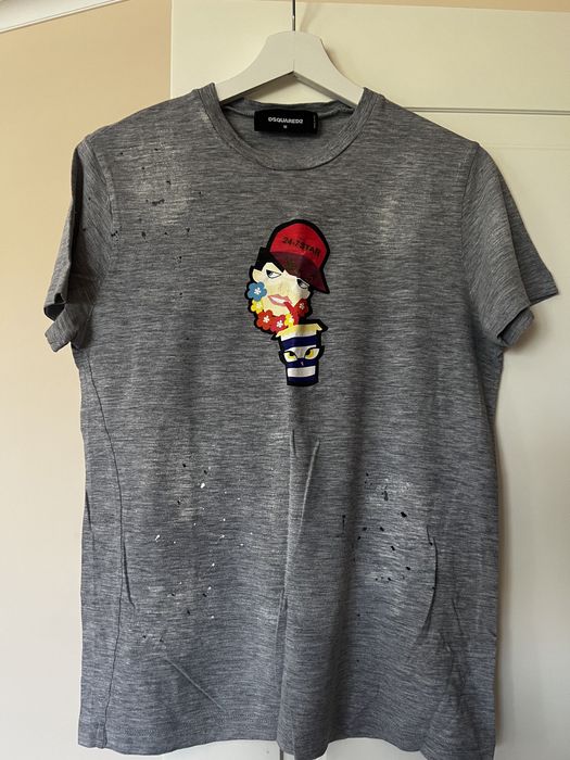 Tricou Dsquared2 gri