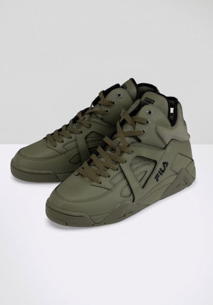 Sneakers Basketball Fila Cage Mid Burnt Olive Aproapr noi