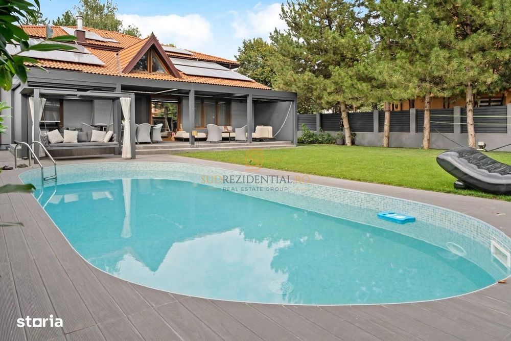 Vila premium 6 camere, ultrafinisata, cu piscină|Pipera-Iancu Nicolae