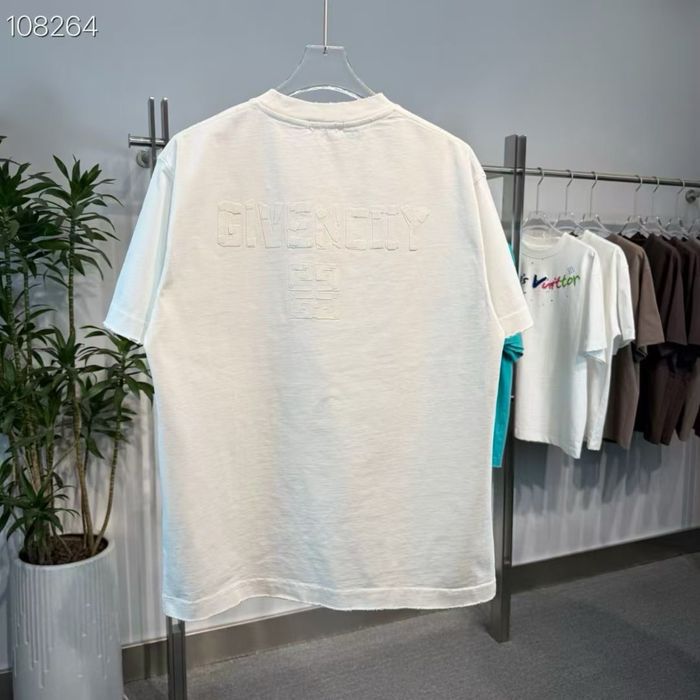 Tricou  Givenchy White  T-Shirt Alb [Verificare Colet] Caliate Premium