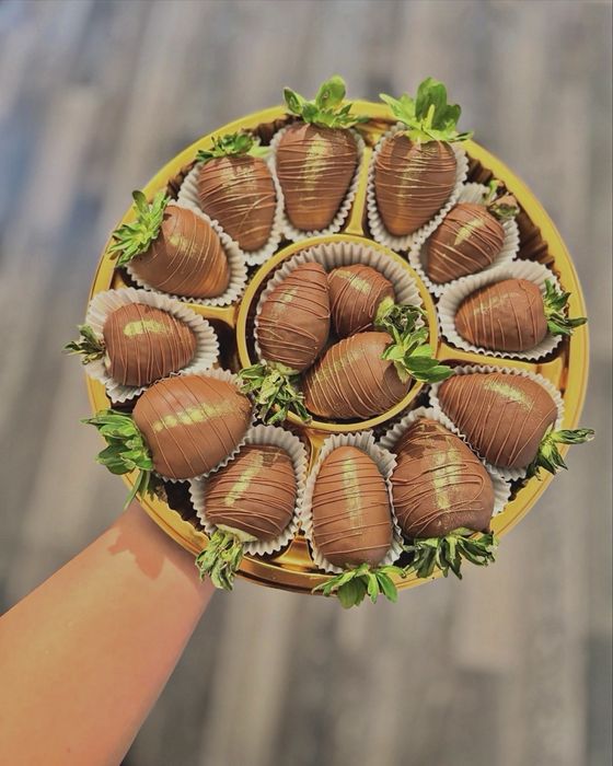 клубника в шоколаде