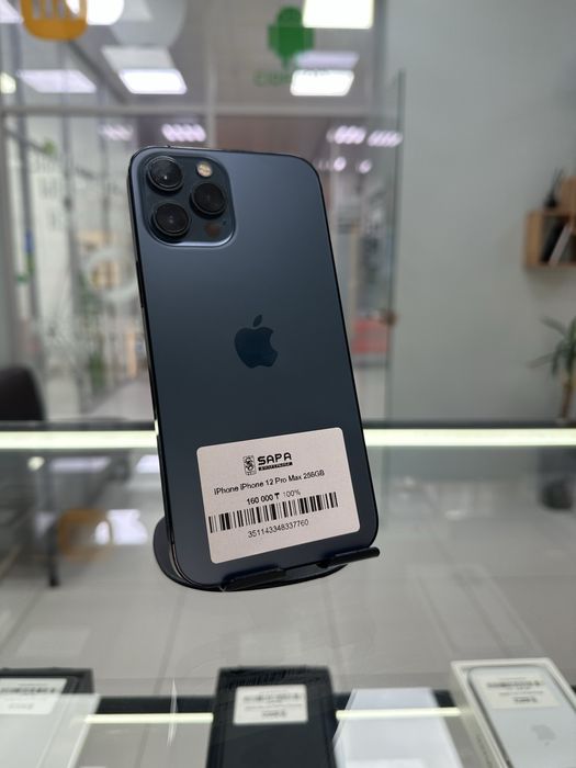 iphone 12 pro max 256gb blue !акум меняли!