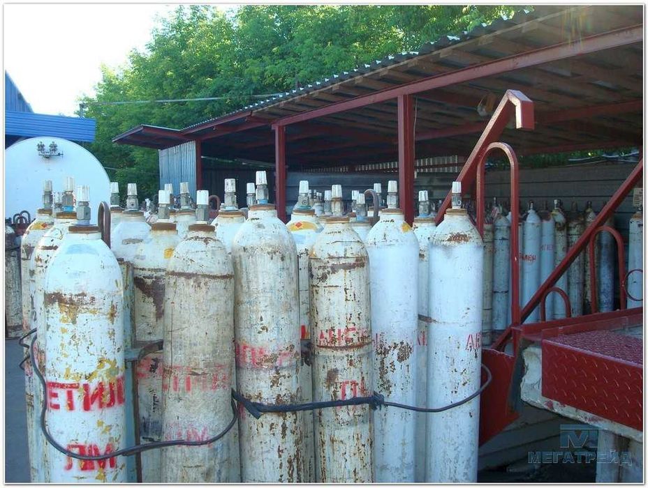 Ацетилен газ  40л бесплатная  доставка по городу