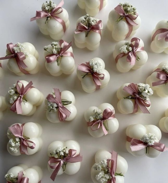 Персонализирани подаръчета за гости свещ / сватби кръщене рожден ден