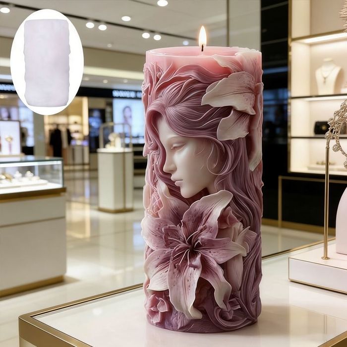 Силиконовая форма для свечи 3D дизайн