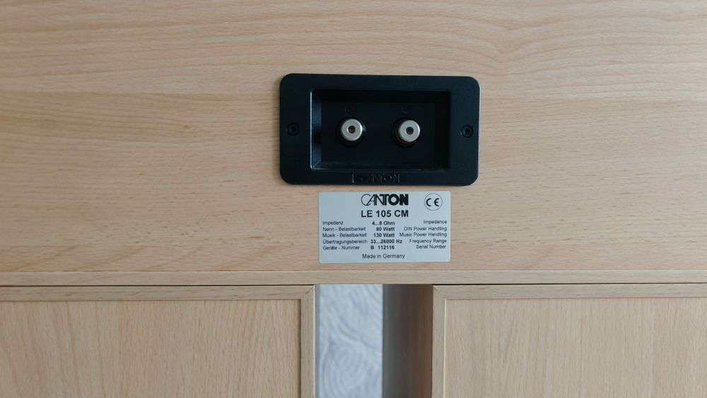 Boxe Canton LE 107 centru Canton LE 105CM