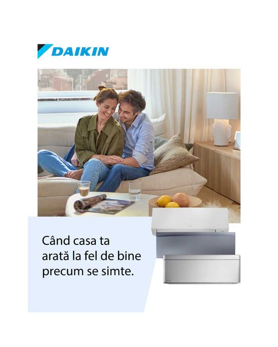 Aer condiționat Daikin Sensira 2025, 9000 BTU, FTXC25E+RXC25E, Wi-Fi