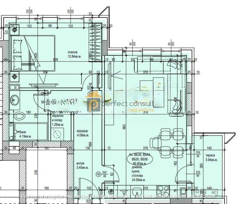 Продава се Двустаен апартамент в Пловдив, Каменица 2 - 81 кв.м за 1039 €/кв.м - Снимка #11