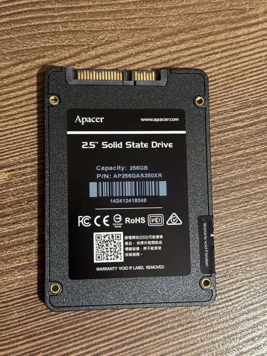 SSD 256 ГБ Apaser новый