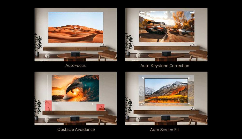 Видео проектор X5 Pro 2025 + ALR screen 100"