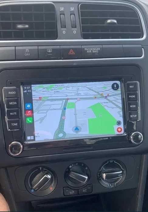 4GB Carplay VW Tiguan Touran T5 Polo Seat Leon Skoda Fabia 2 Navigatie